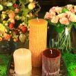 Candle Round stump