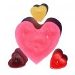 Heart shaped candles