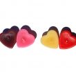 Heart shaped candles