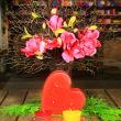 Heart shaped candles