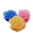Rose shaped candle