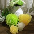 Rose shaped candle