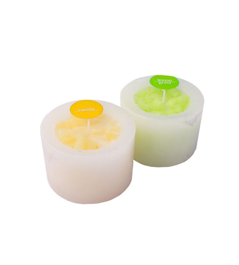 Scented pillar candles