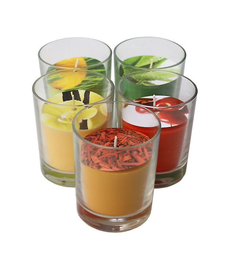 Scented candles in the glass AG