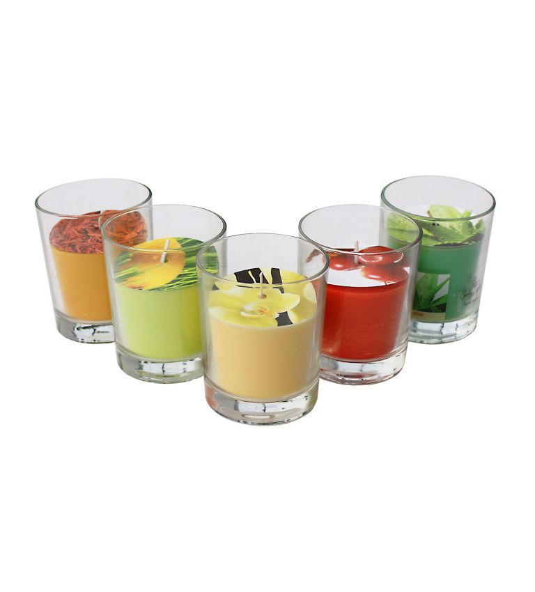 Scented candles in the glass AG