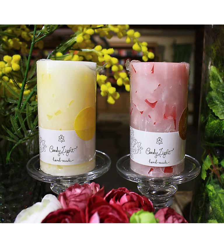 Pillar scented candles