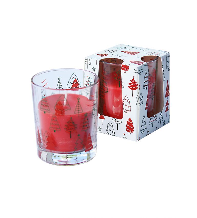 Scented candle in glass AGNG Apple-cinnamon