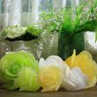 Rose shaped candle