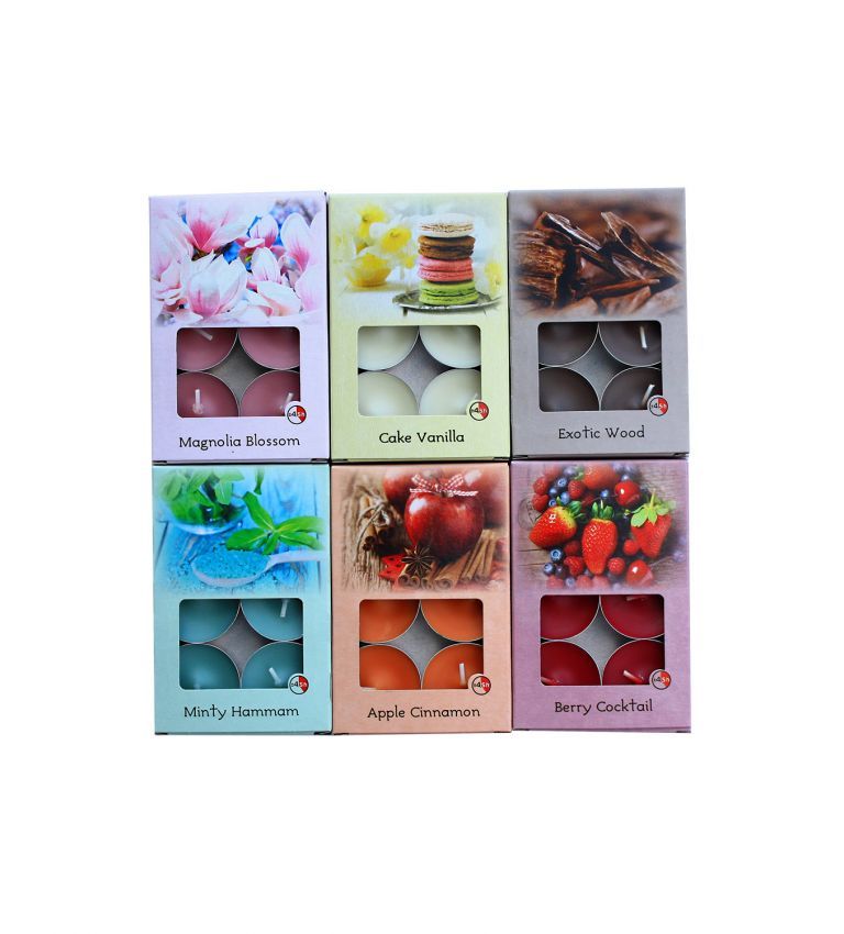 Scented tealight candles