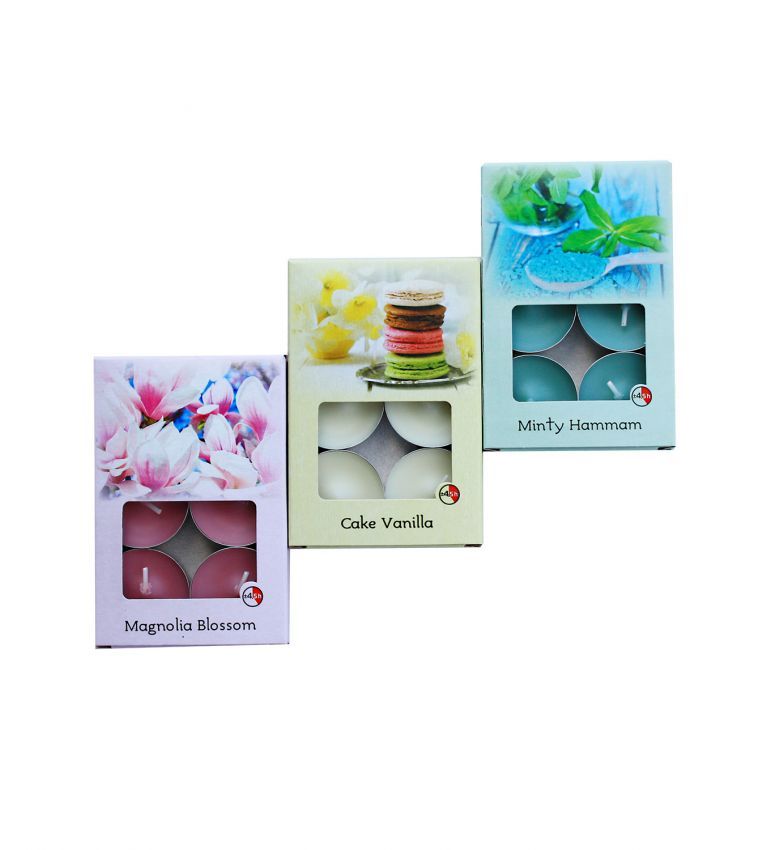 Scented tealight candles