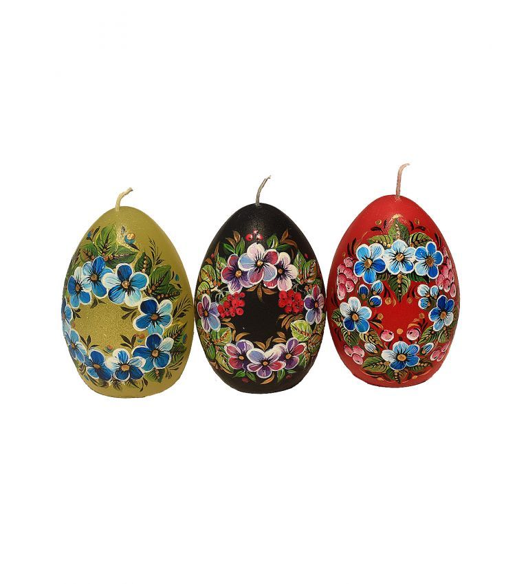 Decorated candles