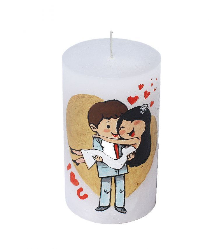 Decorated candles