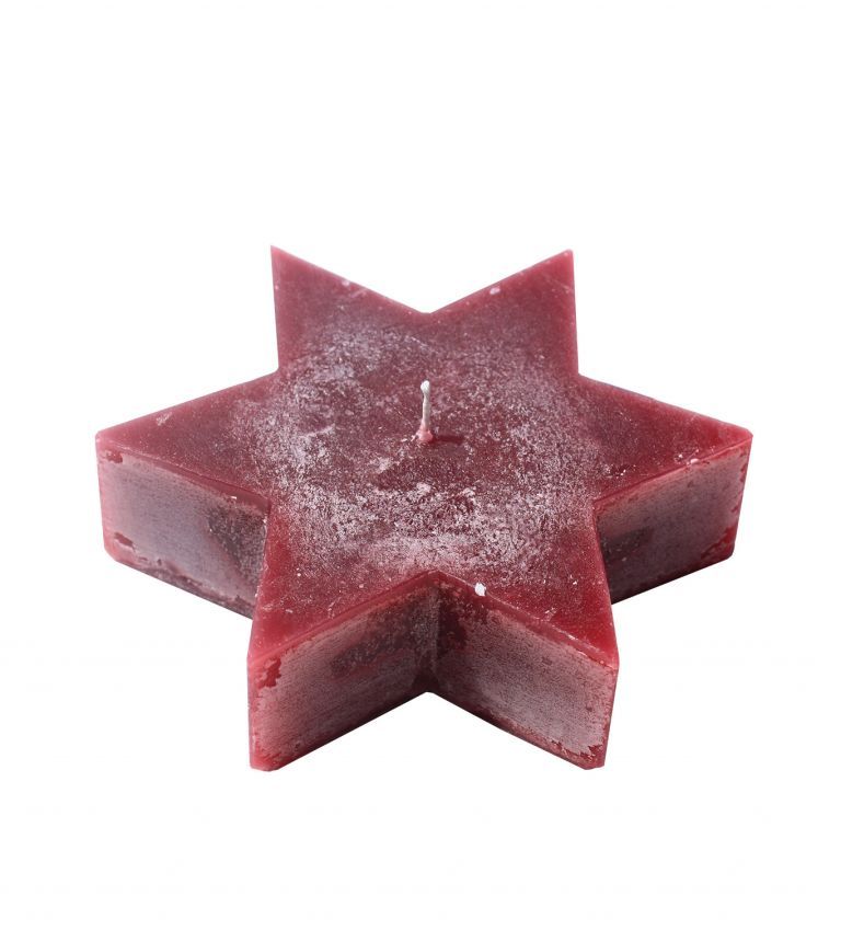 Star shaped candles